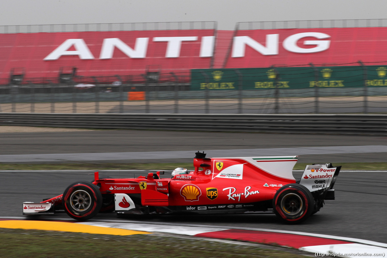 GP CINA, 07.04.2017 - Prove Libere 3, Sebastian Vettel (GER) Ferrari SF70H