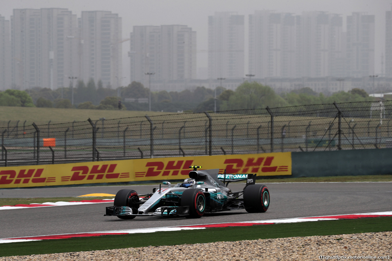 GP CINA, 07.04.2017 - Prove Libere 3, Valtteri Bottas (FIN) Mercedes AMG F1 W08
