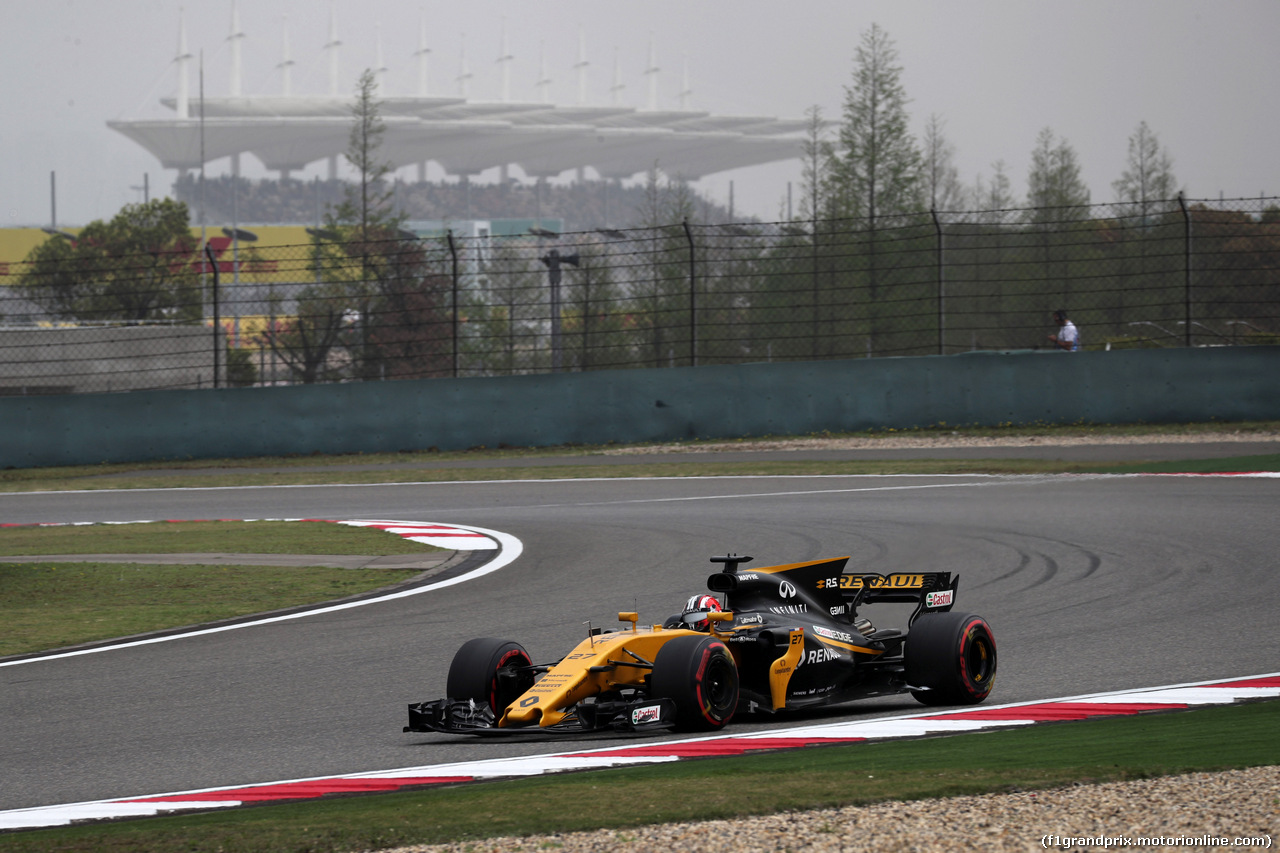 GP CINA, 07.04.2017 - Prove Libere 3, Nico Hulkenberg (GER) Renault Sport F1 Team RS17