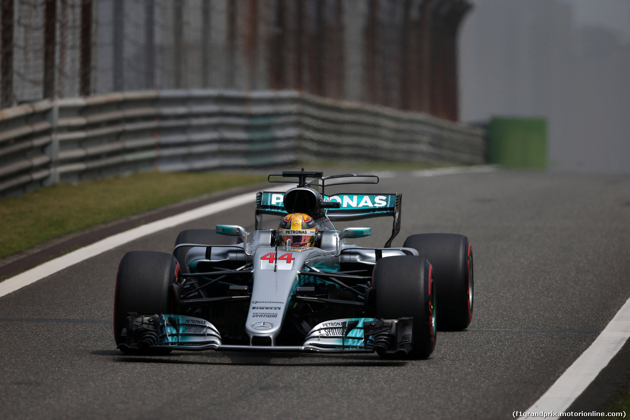 GP CINA, 08.04.2017 - Prove Libere 3, Lewis Hamilton (GBR) Mercedes AMG F1 W08
