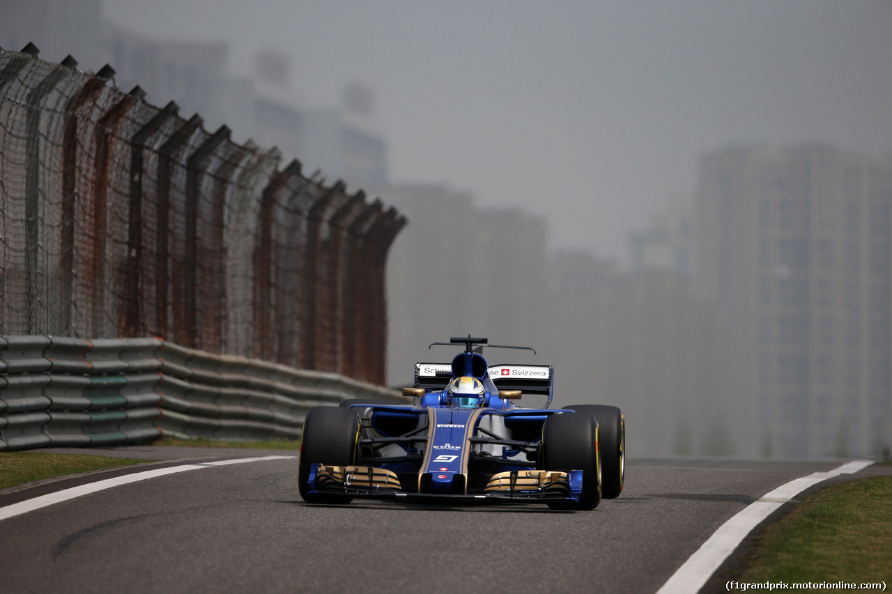 GP CINA, 08.04.2017 - Prove Libere 3, Marcus Ericsson (SUE) Sauber C36