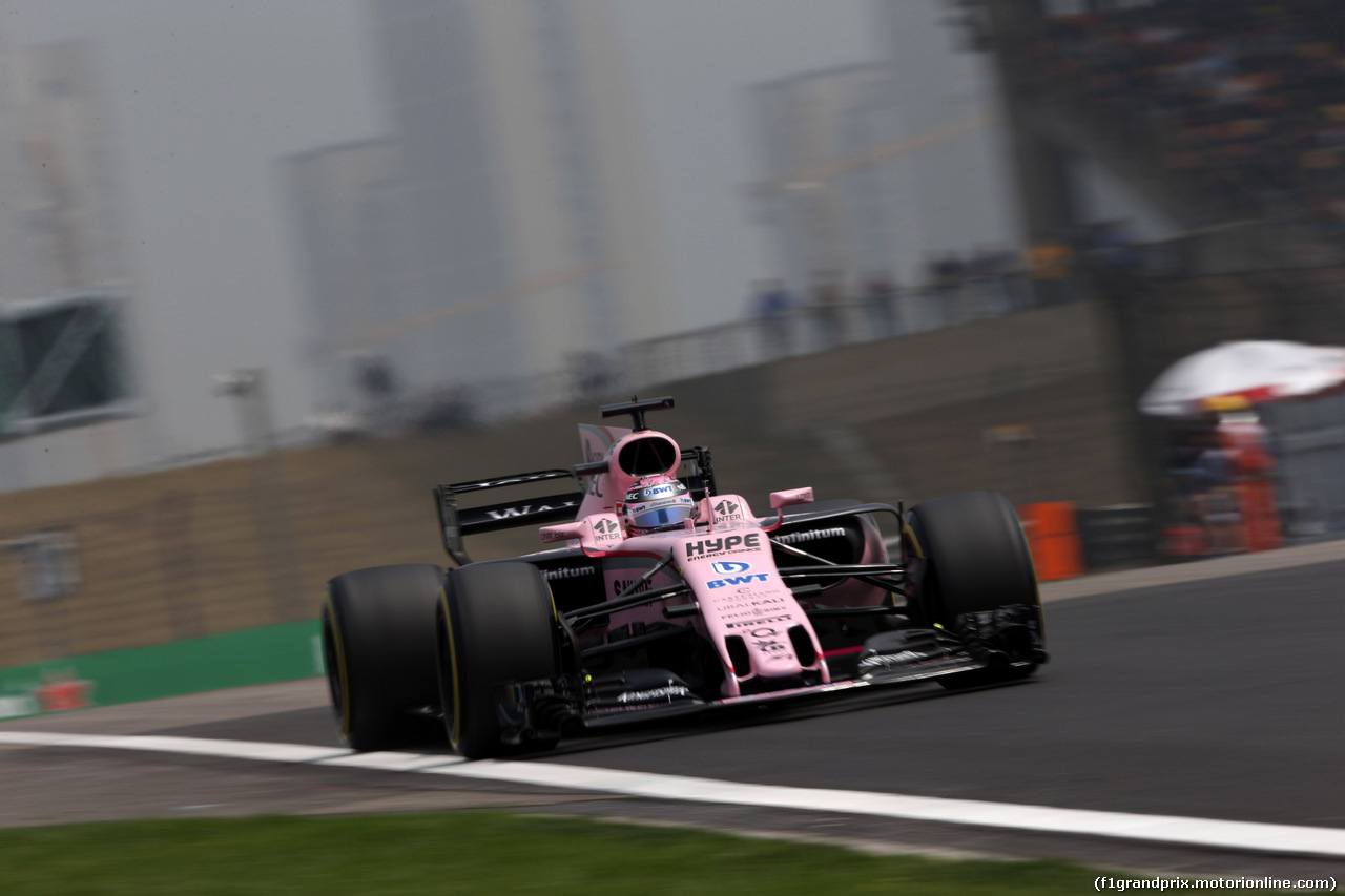 GP CINA, 08.04.2017 - Prove Libere 3, Sergio Perez (MEX) Sahara Force India F1 VJM010