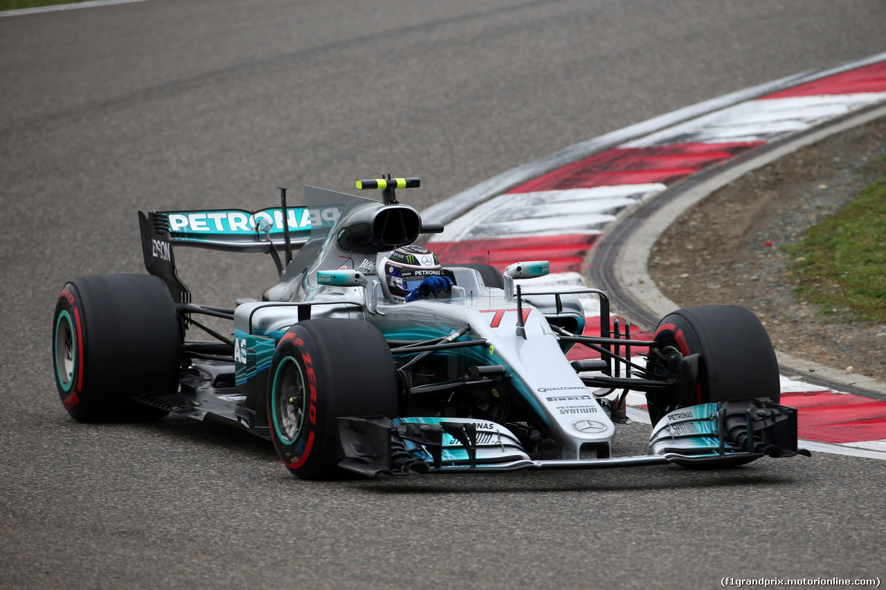 GP CINA, 08.04.2017- Prove Libere 3, Valtteri Bottas (FIN) Mercedes AMG F1 W08