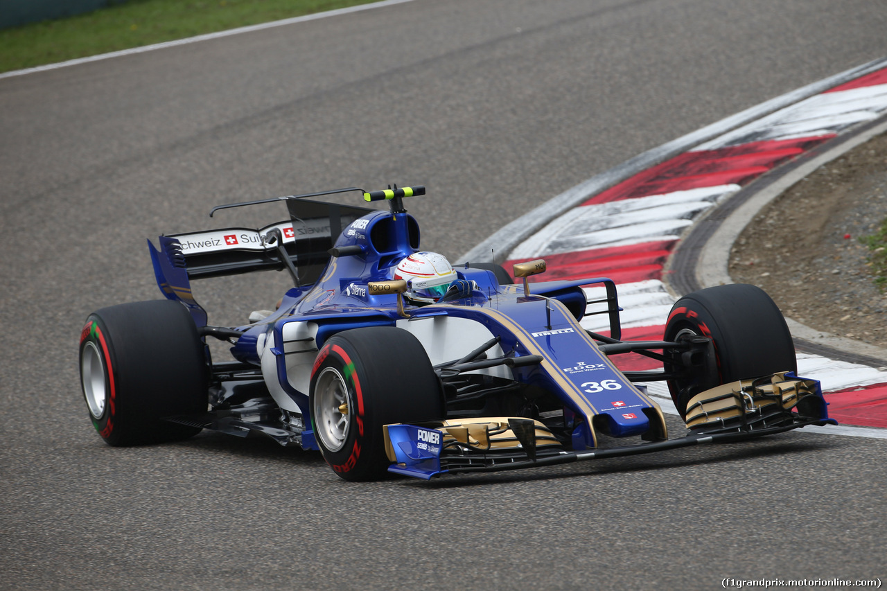 GP CINA, 08.04.2017- Prove Libere 3, Antonio Giovinazzi (ITA) Sauber C36