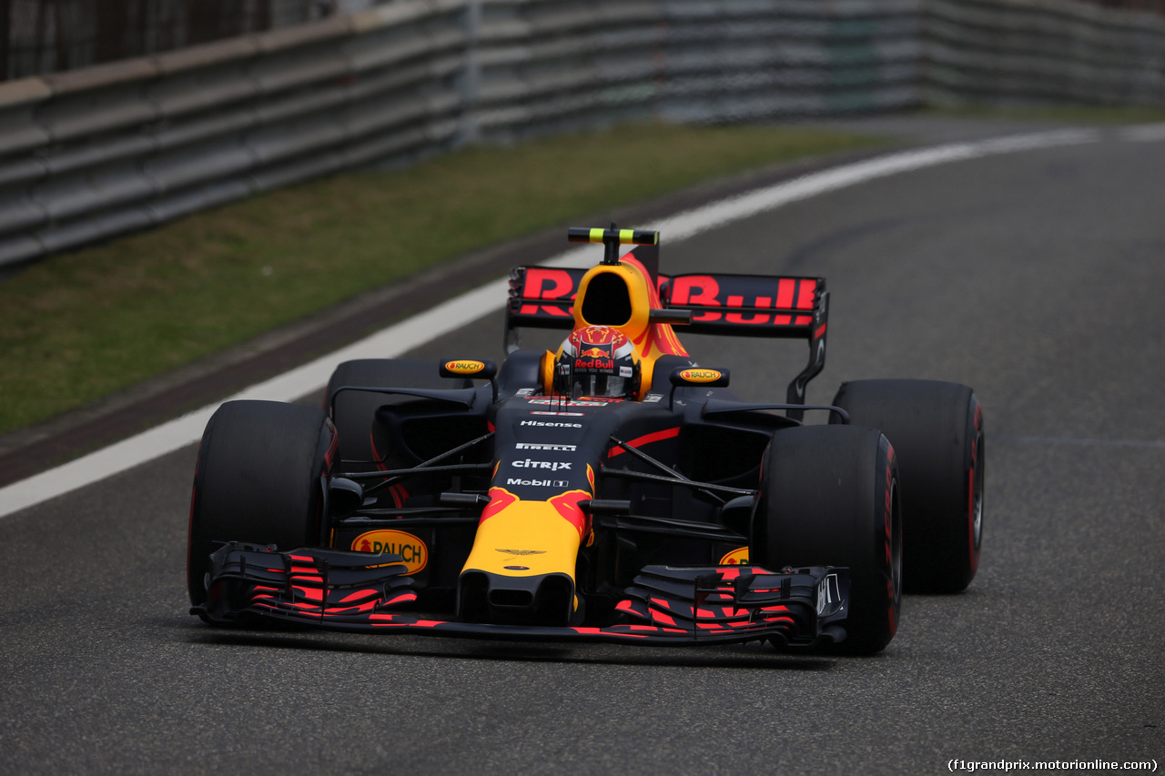 GP CINA, 08.04.2017- Prove Libere 3, Max Verstappen (NED) Red Bull Racing RB13