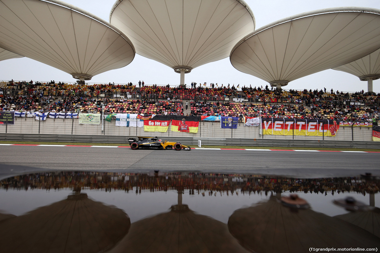 GP CINA, 08.04.2017- Prove Libere 3, Nico Hulkenberg (GER) Renault Sport F1 Team RS17