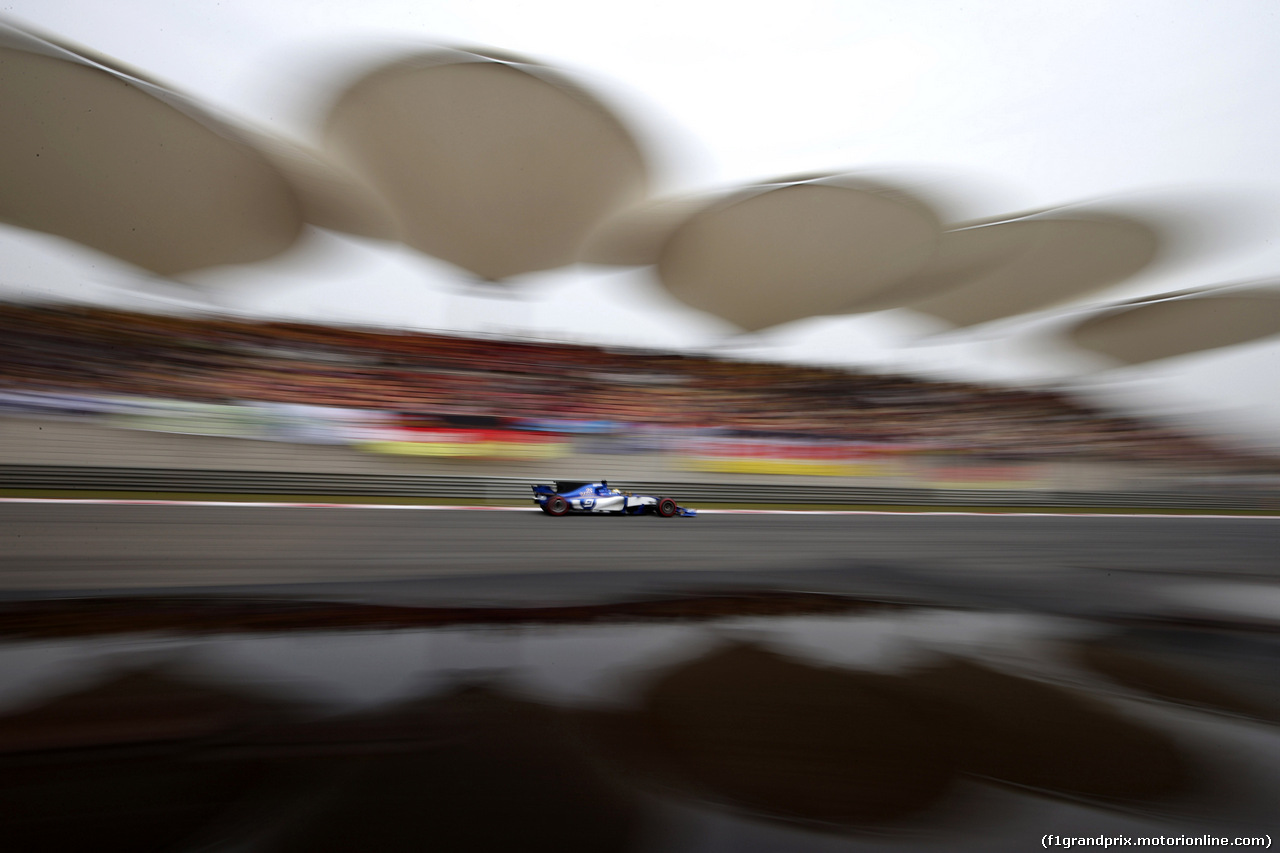GP CINA, 08.04.2017- Prove Libere 3, Marcus Ericsson (SUE) Sauber C36