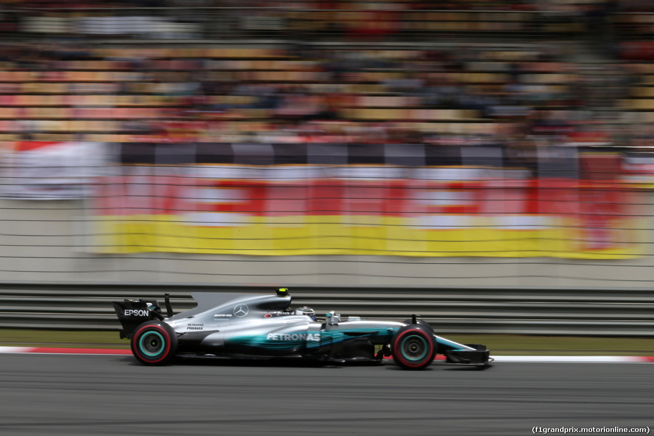 GP CINA, 08.04.2017 - Prove Libere 3, Valtteri Bottas (FIN) Mercedes AMG F1 W08