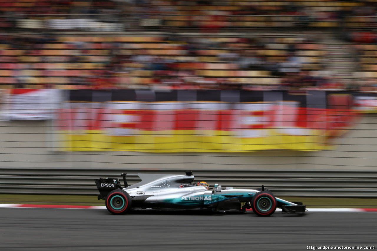 GP CINA, 08.04.2017 - Prove Libere 3, Lewis Hamilton (GBR) Mercedes AMG F1 W08