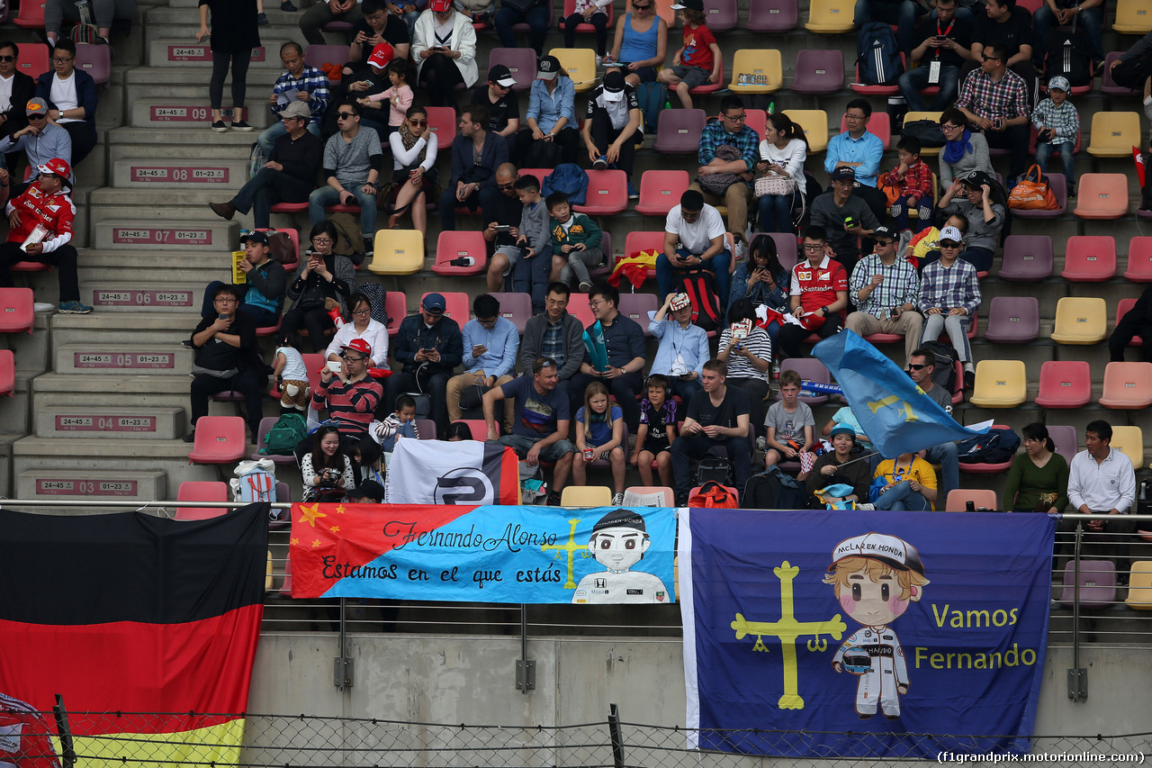 GP CINA, 08.04.2017 - Qualifiche, Fans