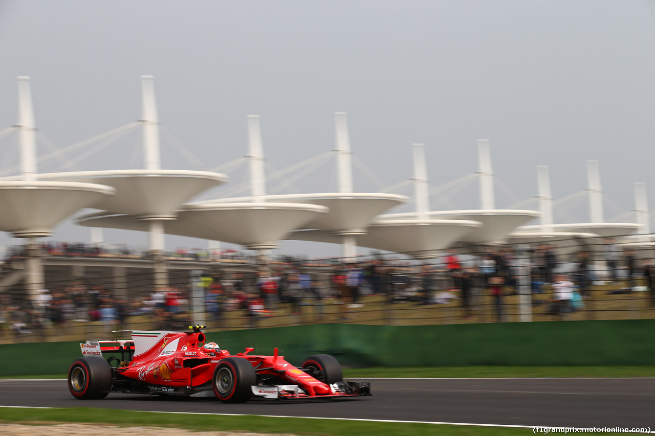 GP CINA, 08.04.2017 - Qualifiche, Kimi Raikkonen (FIN) Ferrari SF70H