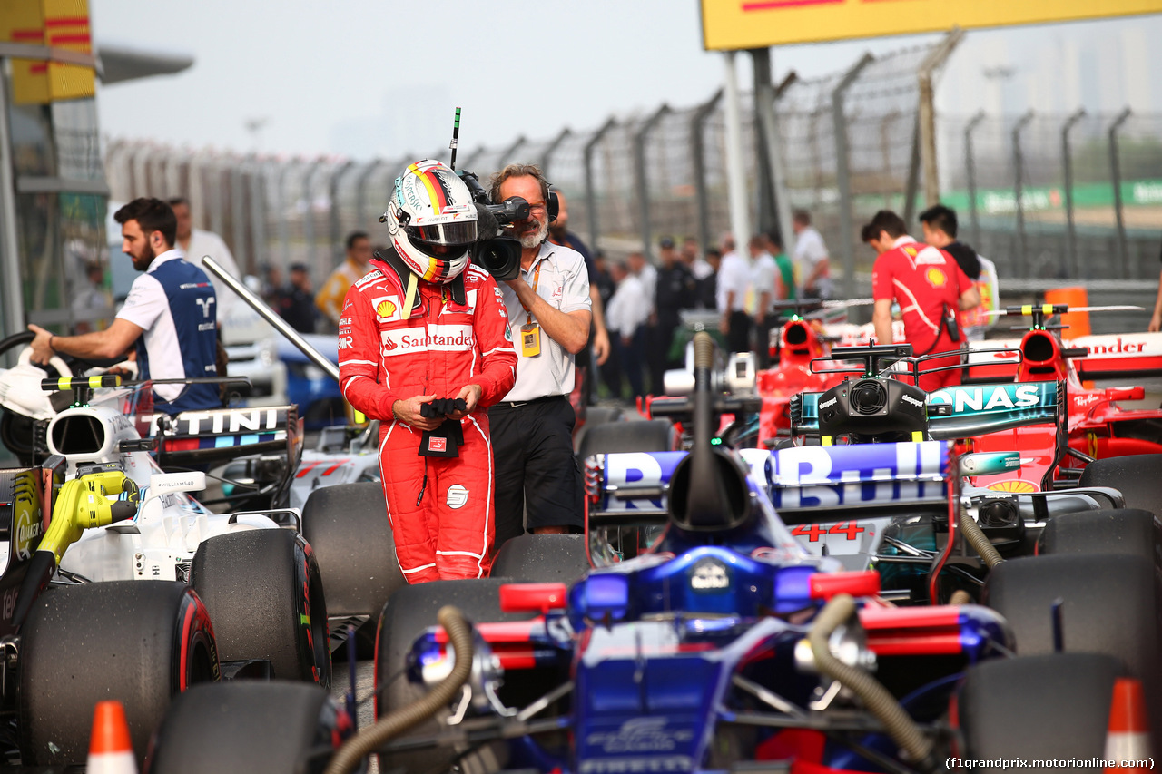 GP CINA, 08.04.2017 - Qualifiche, 2nd place Sebastian Vettel (GER) Ferrari SF70H