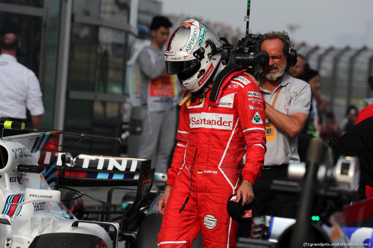 GP CINA, 08.04.2017 - Qualifiche, 2nd place Sebastian Vettel (GER) Ferrari SF70H