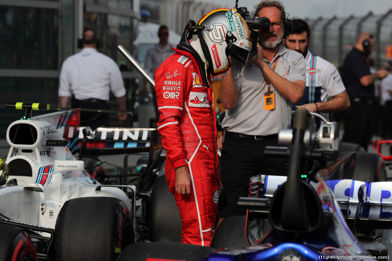 GP CINA, 08.04.2017 - Qualifiche, 2nd place Sebastian Vettel (GER) Ferrari SF70H