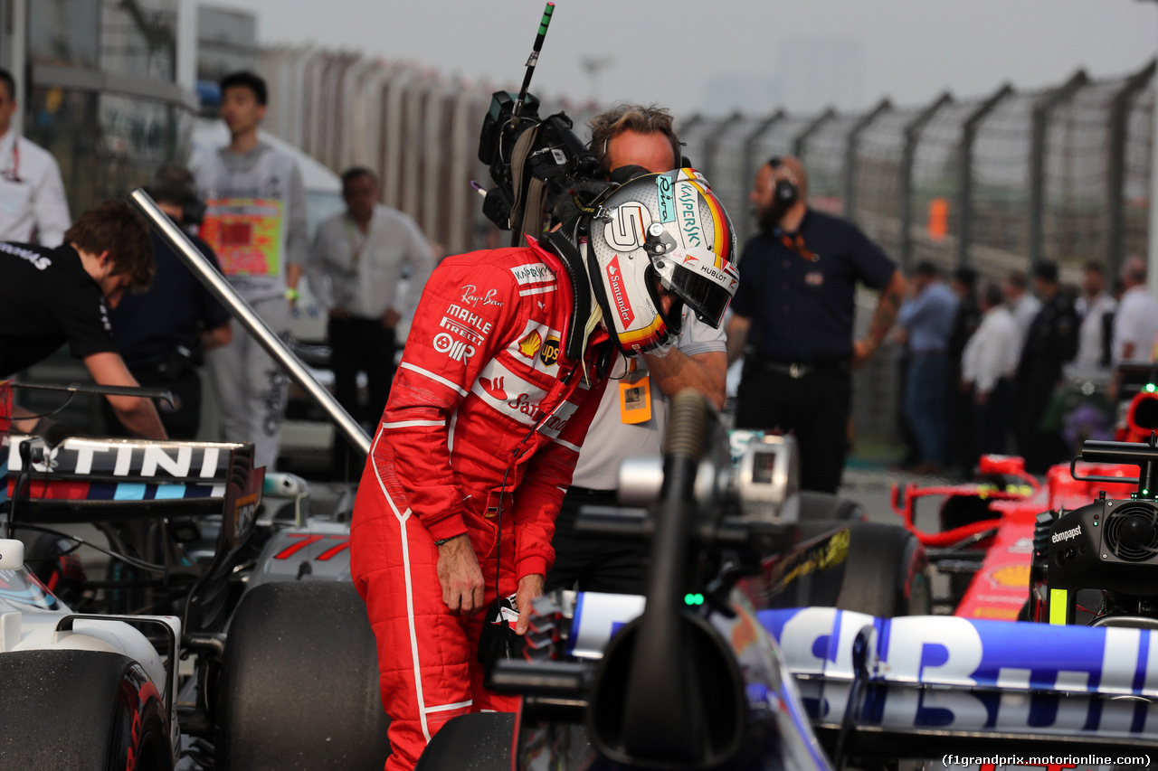 GP CINA, 08.04.2017 - Qualifiche, 2nd place Sebastian Vettel (GER) Ferrari SF70H