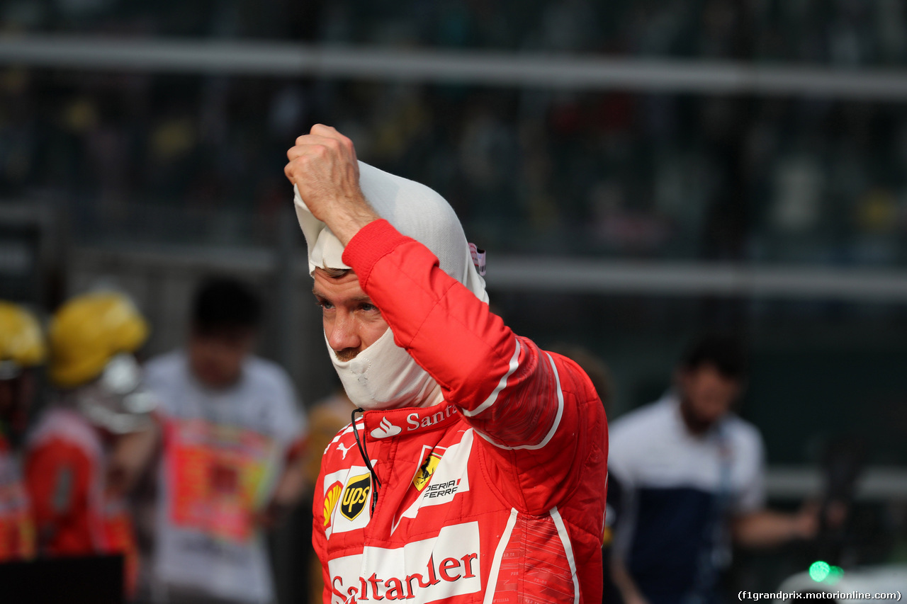 GP CINA, 08.04.2017 - Qualifiche, 2nd place Sebastian Vettel (GER) Ferrari SF70H