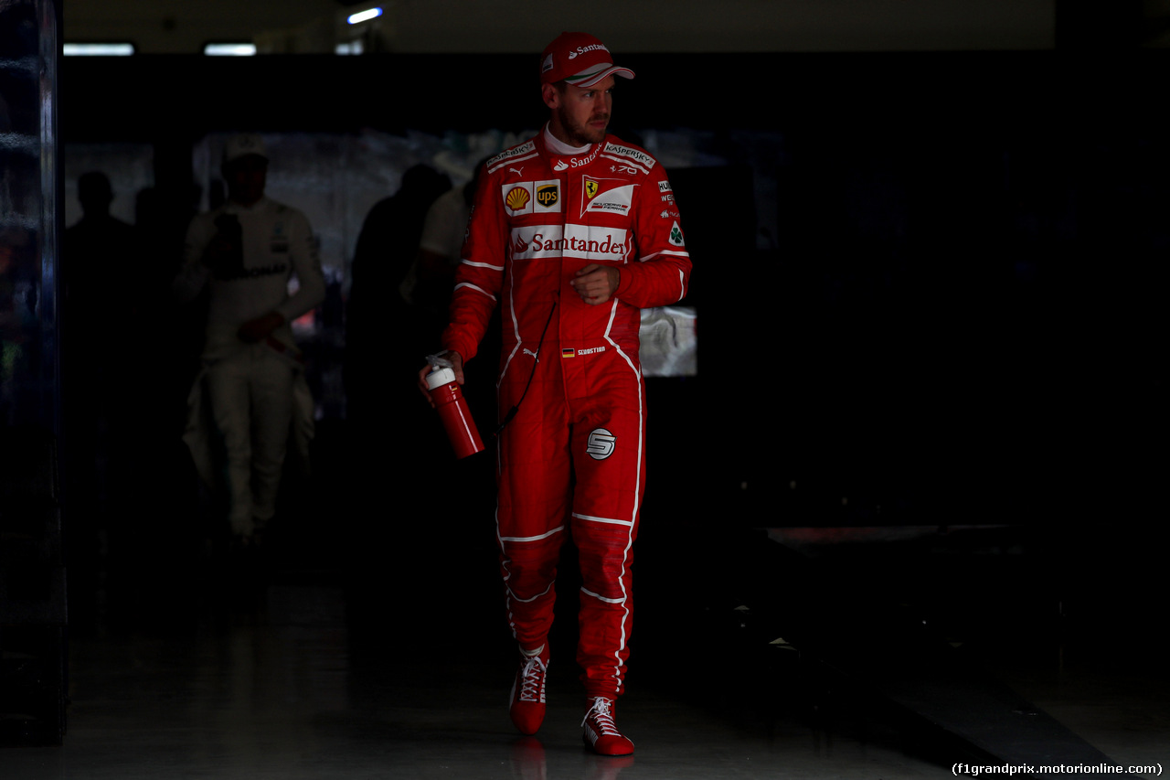 GP CINA, 08.04.2017 - Qualifiche, Sebastian Vettel (GER) Ferrari SF70H