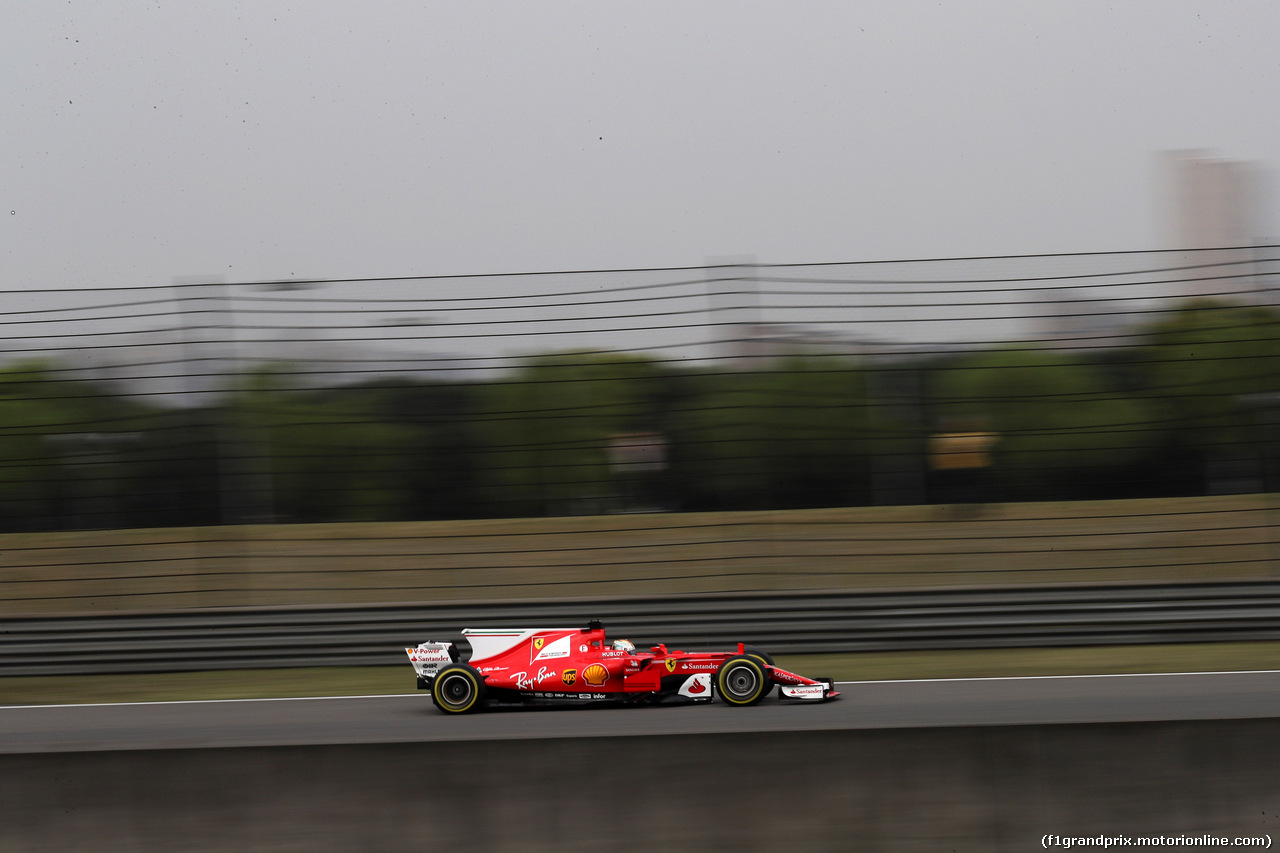 GP CINA, 08.04.2017 - Qualifiche, Sebastian Vettel (GER) Ferrari SF70H