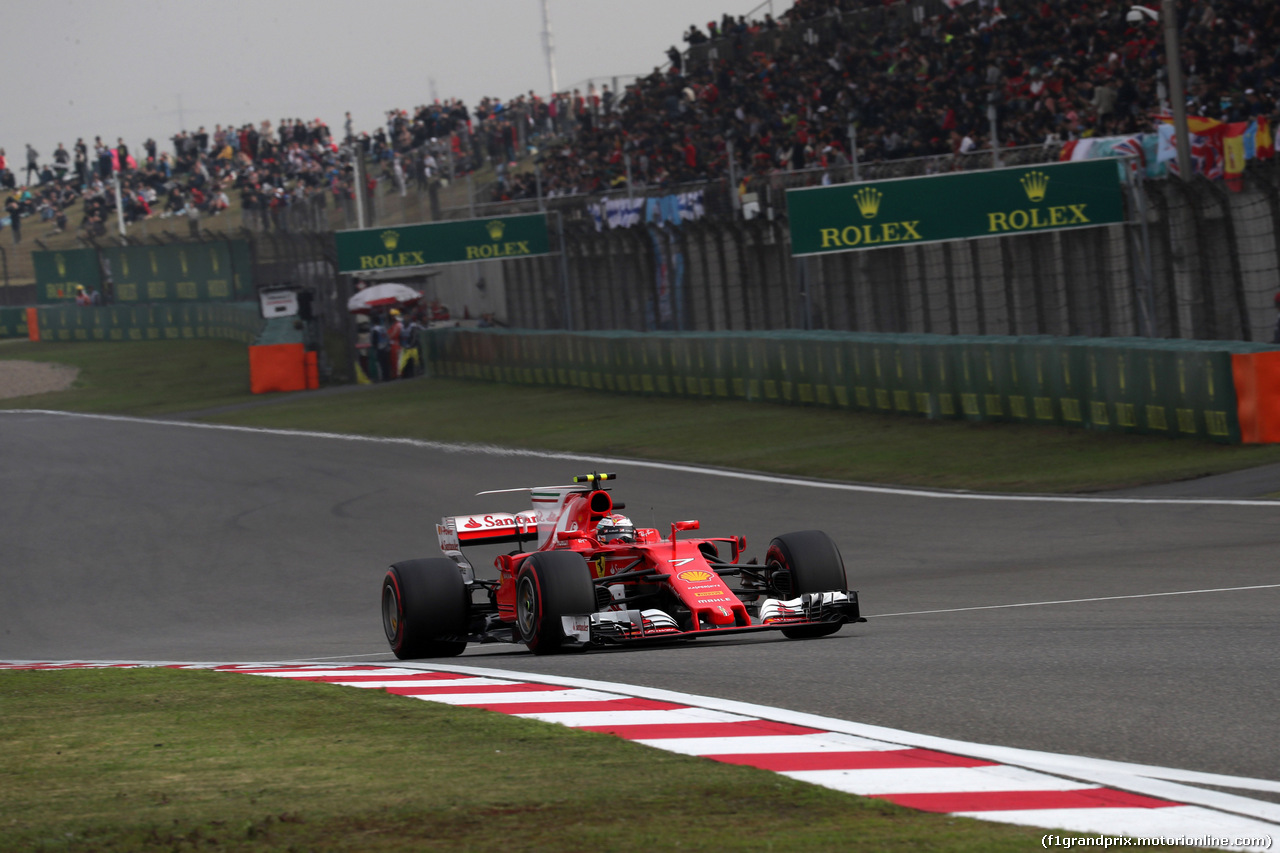 GP CINA, 08.04.2017 - Qualifiche, Kimi Raikkonen (FIN) Ferrari SF70H