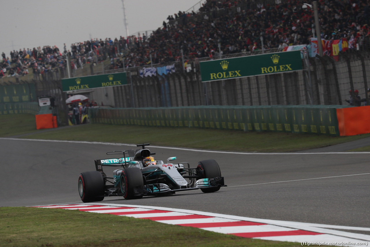 GP CINA, 08.04.2017 - Qualifiche, Lewis Hamilton (GBR) Mercedes AMG F1 W08