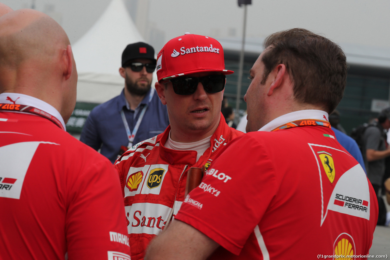 GP CINA, 08.04.2017 - Qualifiche, Kimi Raikkonen (FIN) Ferrari SF70H