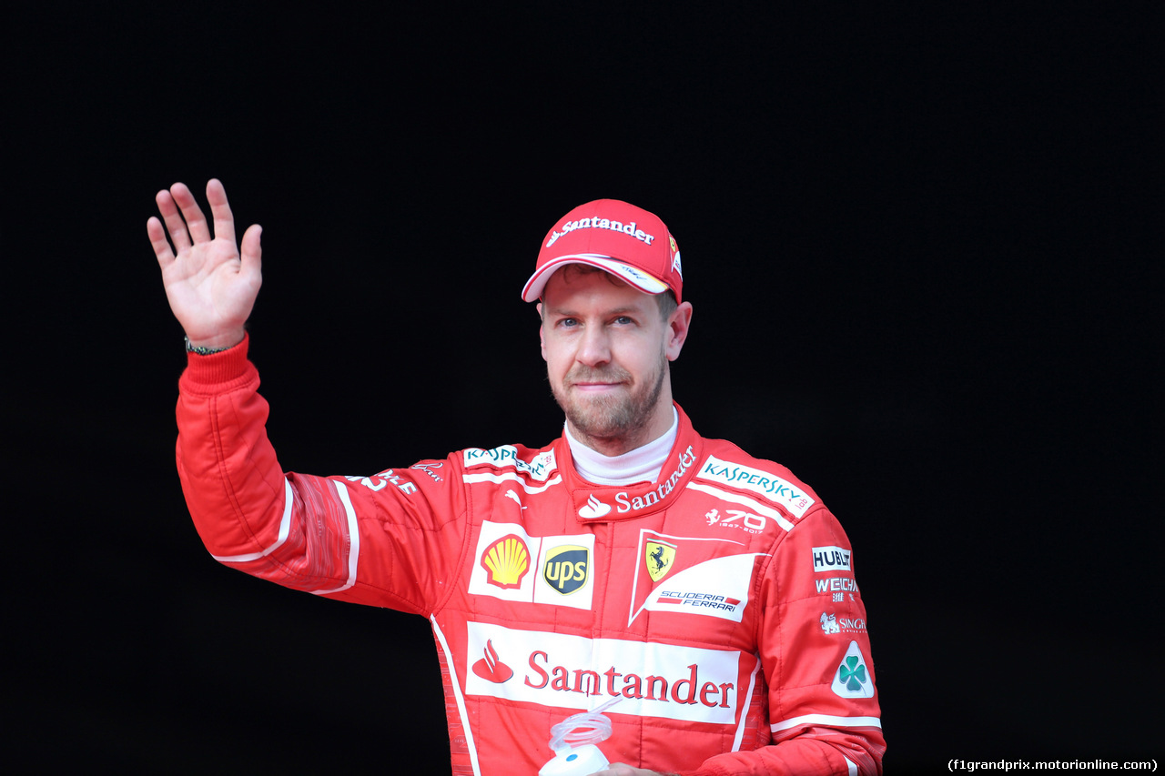 GP CINA, 08.04.2017 - Qualifiche, Sebastian Vettel (GER) Ferrari SF70H