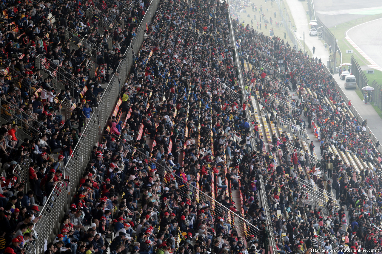 GP CINA, 08.04.2017 - Qualifiche, Fans