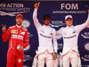 GP CINA, 08.04.2017 - Qualifiche, 2nd place Sebastian Vettel (GER) Ferrari SF70H, Lewis Hamilton (GBR) Mercedes AMG F1 W08 pole position e 3rd place Valtteri Bottas (FIN) Mercedes AMG F1 W08