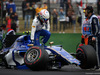 GP CINA, 08.04.2017 - Qualifiche, Crash, Antonio Giovinazzi (ITA) Sauber C36
