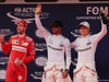 GP CINA, 08.04.2017 - Qualifiche, 2nd place Sebastian Vettel (GER) Ferrari SF70H, Lewis Hamilton (GBR) Mercedes AMG F1 W08 pole position e 3rd place Valtteri Bottas (FIN) Mercedes AMG F1 W08
