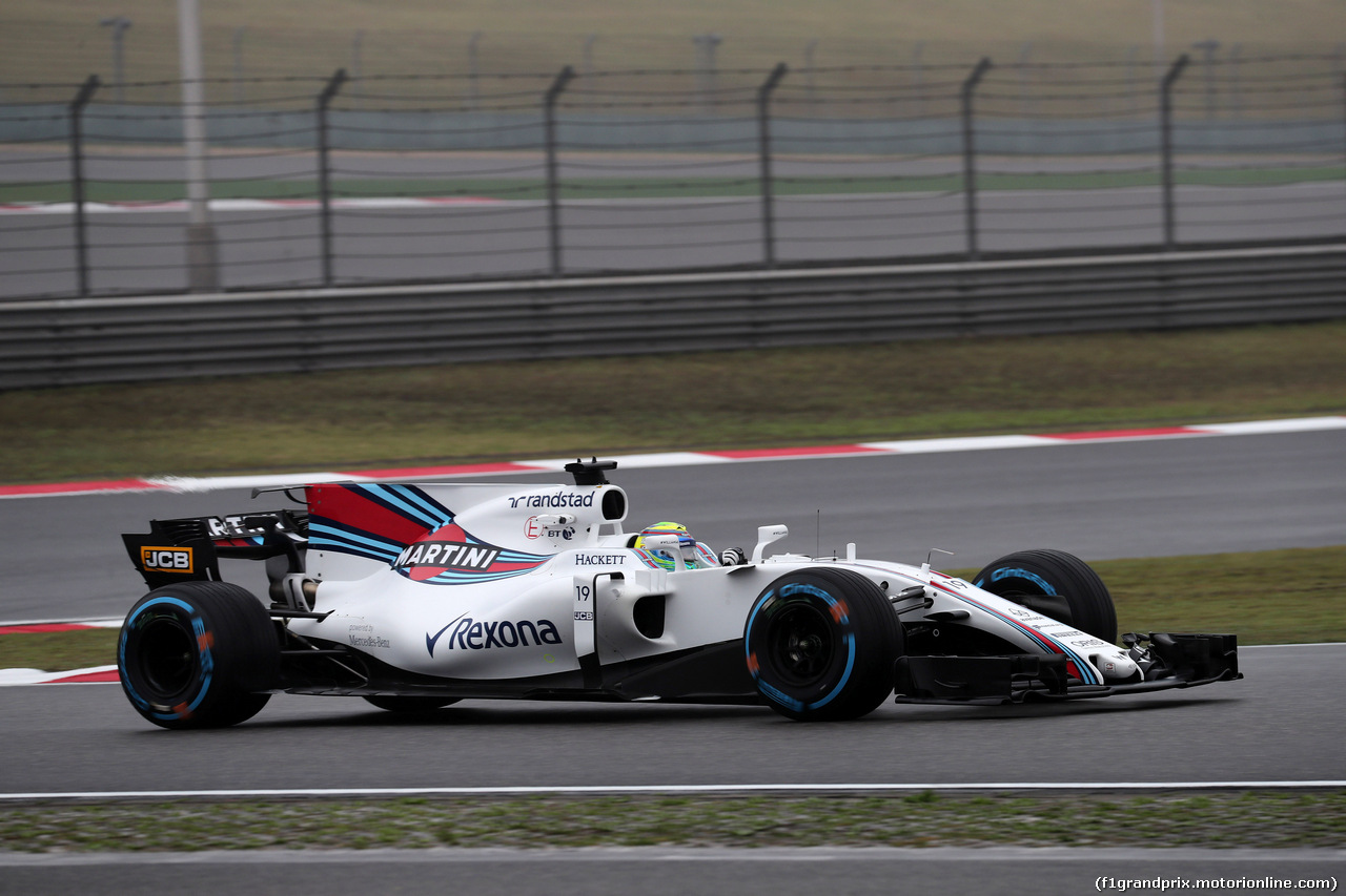 GP CINA, 07.04.2017 - Prove Libere 1, Felipe Massa (BRA) Williams FW40