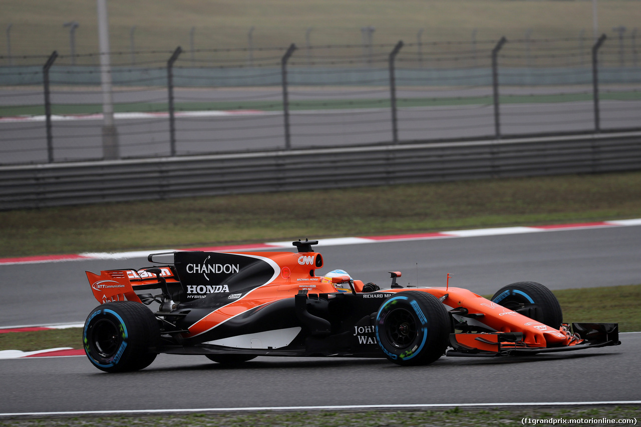 GP CINA, 07.04.2017 - Prove Libere 1, Fernando Alonso (ESP) McLaren MCL32