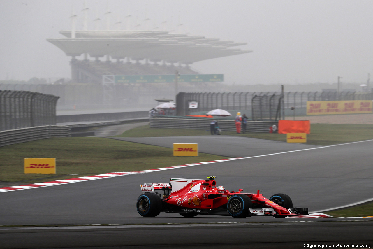 GP CINA, 07.04.2017 - Prove Libere 1, Kimi Raikkonen (FIN) Ferrari SF70H