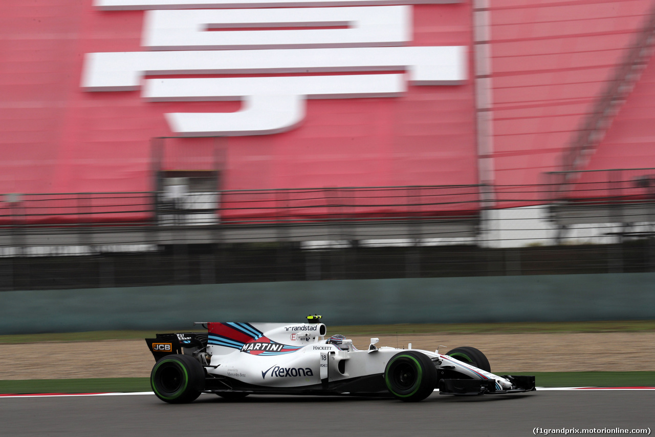 GP CINA, 07.04.2017 - Prove Libere 1, Lance Stroll (CDN) Williams FW40