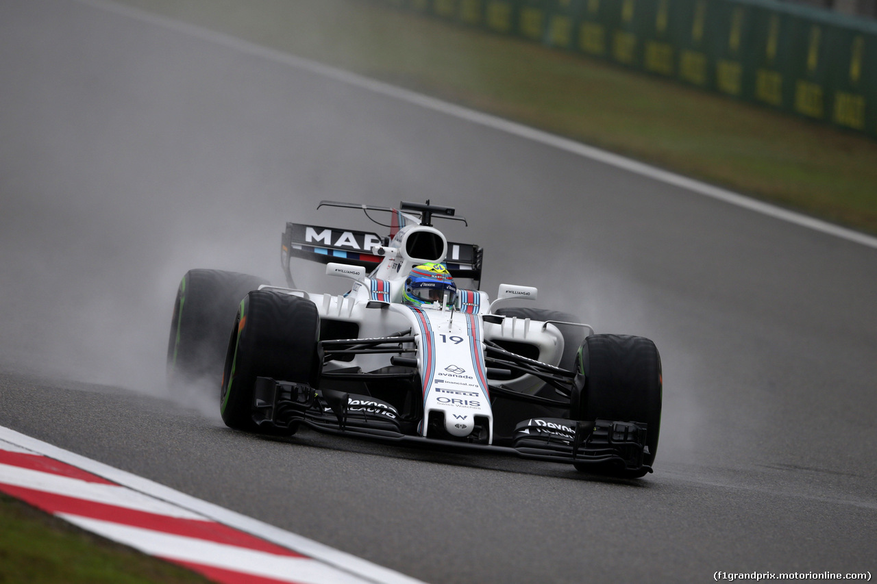 GP CINA, 07.04.2017 - Prove Libere 1, Felipe Massa (BRA) Williams FW40
