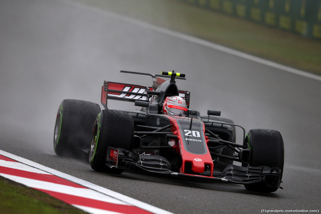 GP CINA, 07.04.2017 - Prove Libere 1, Kevin Magnussen (DEN) Haas F1 Team VF-17