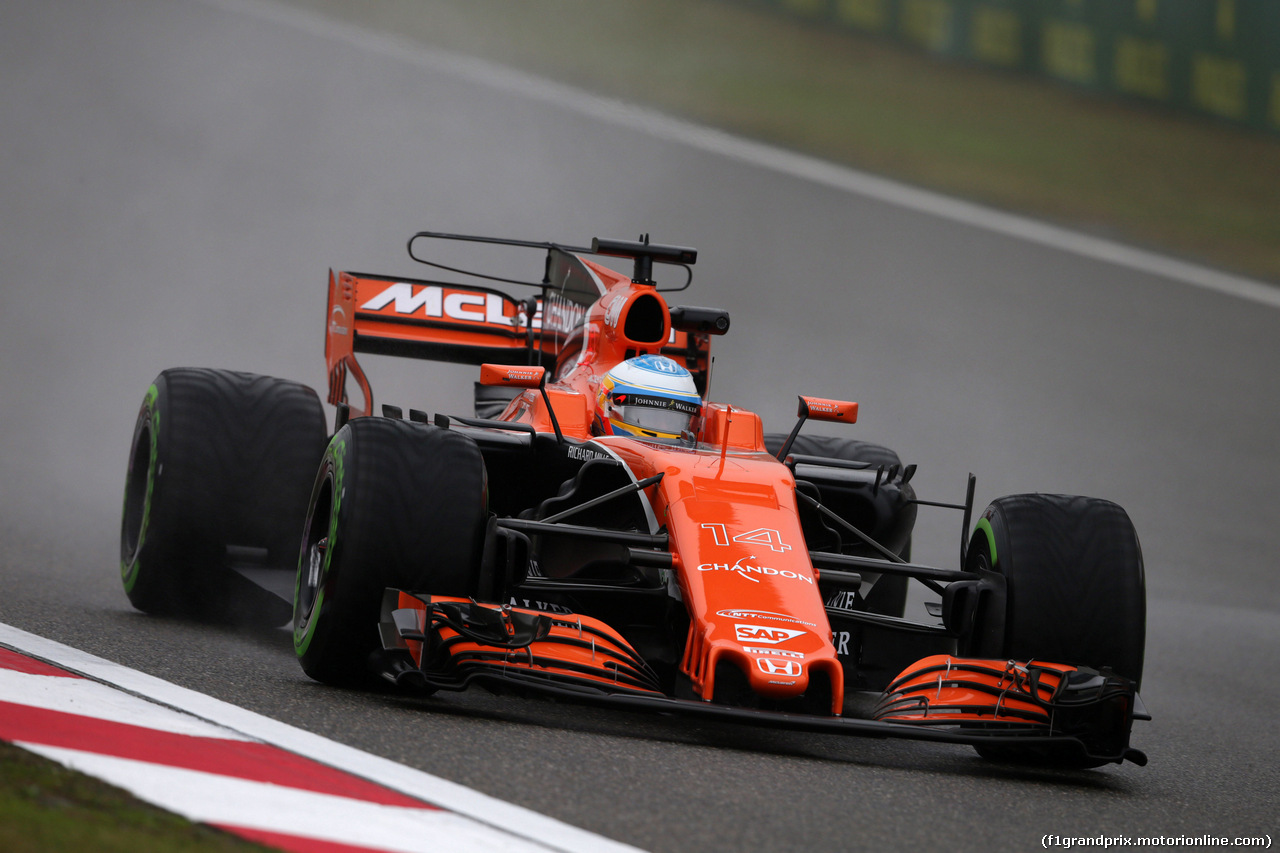 GP CINA, 07.04.2017 - Prove Libere 1, Fernando Alonso (ESP) McLaren MCL32