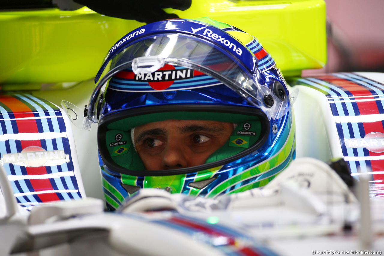 GP CINA, 07.04.2017 - Prove Libere 1, Felipe Massa (BRA) Williams FW40