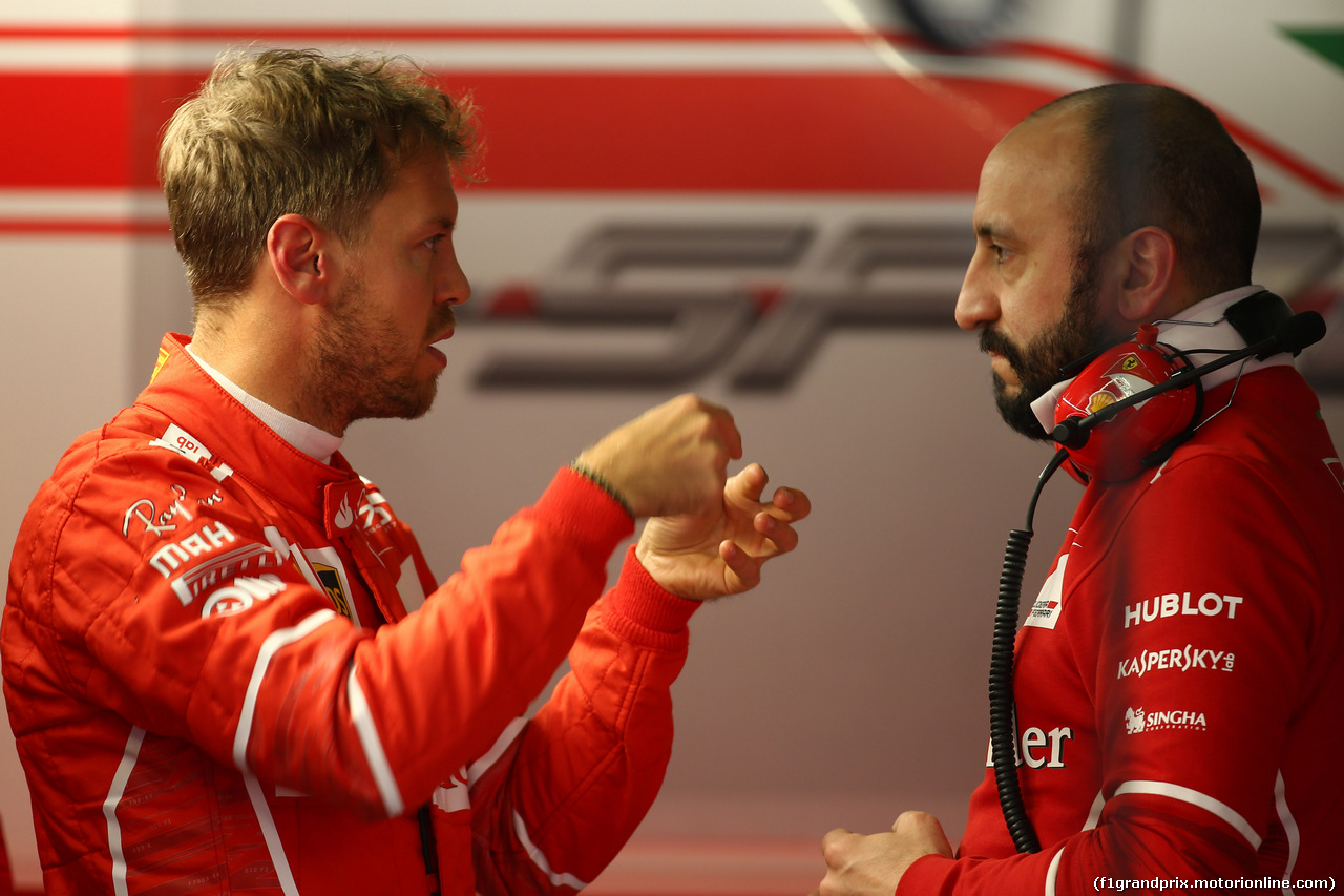GP CINA, 07.04.2017 - Prove Libere 1, Sebastian Vettel (GER) Ferrari SF70H