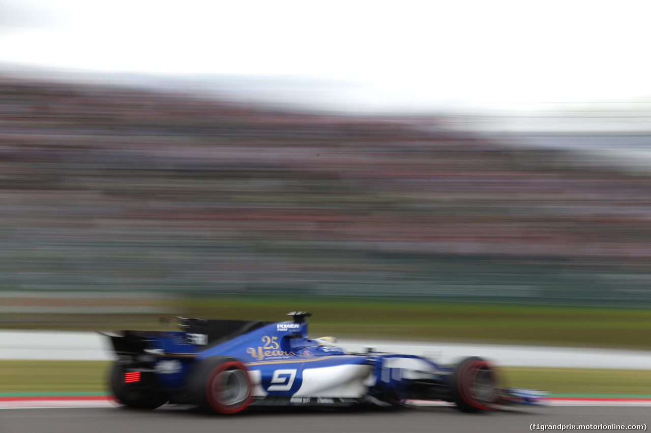 GP GIAPPONE, 07.10.2017- Qualifiche, Marcus Ericsson (SUE) Sauber C36