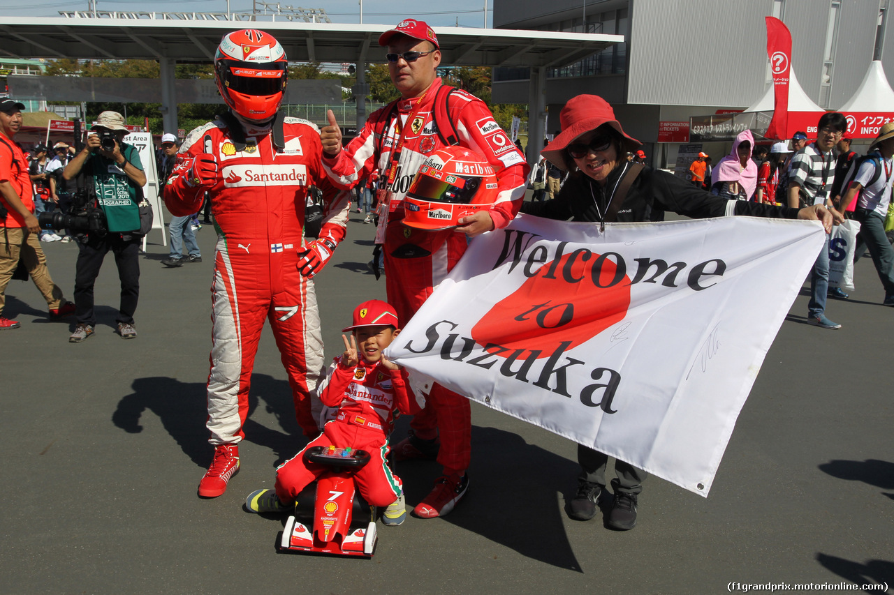 GP GIAPPONE, 08.10.2017- Ferrari Fans