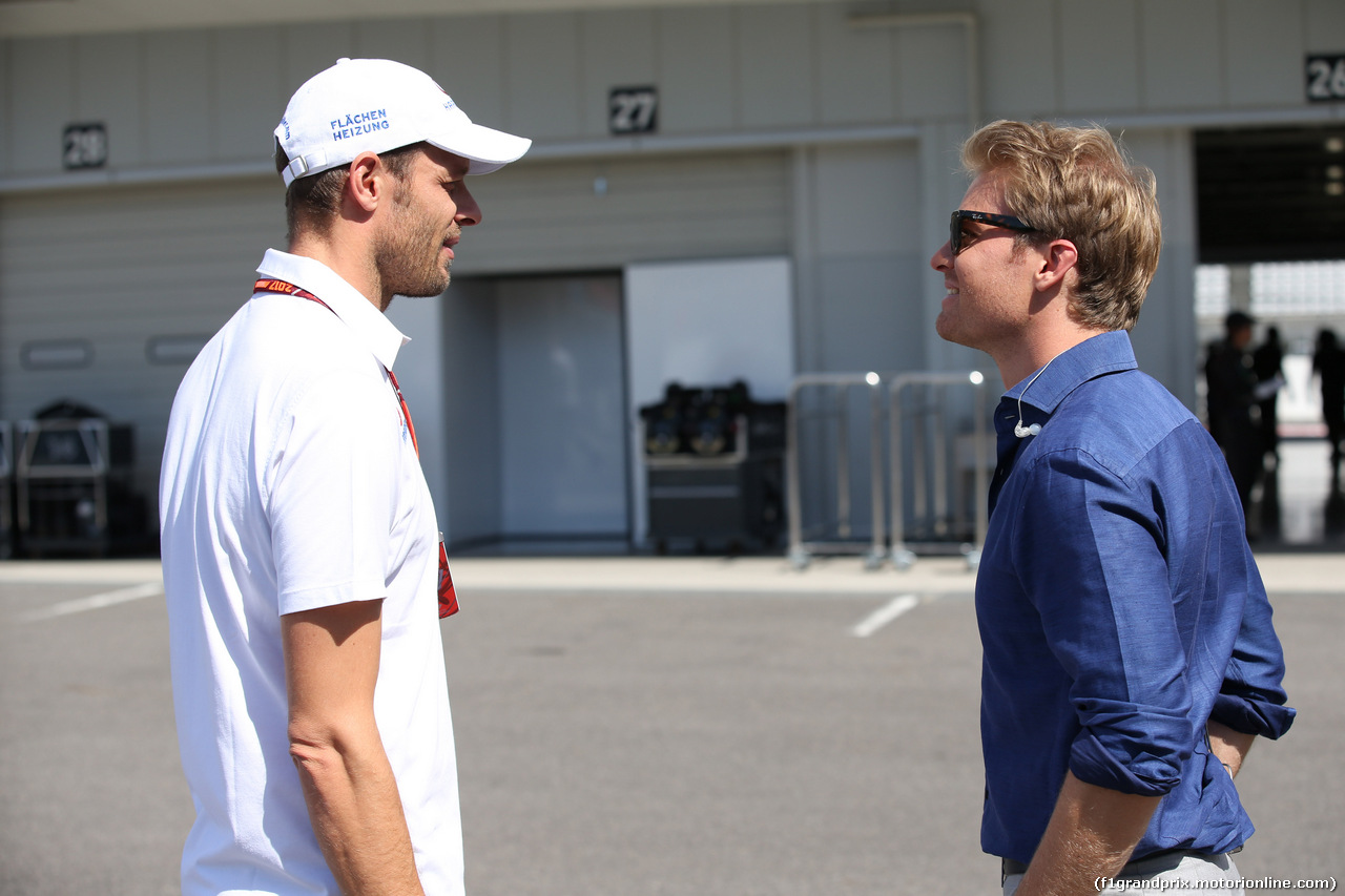 GP GIAPPONE, 08.10.2017- Alexander Wurtx (AUT) e Nico Rosberg (GER) 2016 F1 World Champion