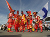 GP GIAPPONE, 08.10.2017- Ferrari Fans dressed like Samurai