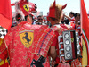 GP GIAPPONE, 08.10.2017- Ferrari Fans dressed like Samurai