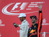 GP GIAPPONE, 08.10.2017- Gara, the podium: winner Lewis Hamilton (GBR) Mercedes AMG F1 W08 e Daniel Ricciardo (AUS) Red Bull Racing RB13