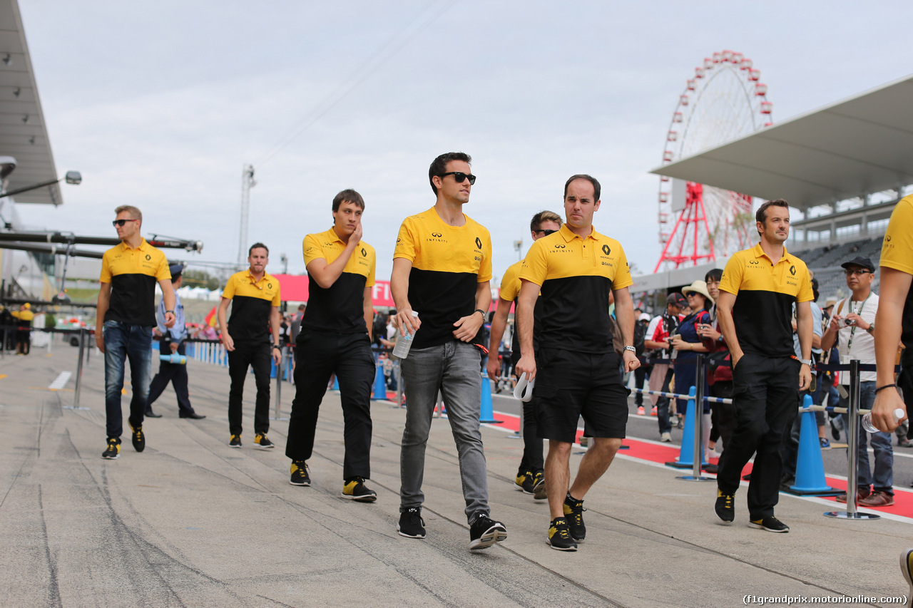 GP GIAPPONE, 05.10.2017- Jolyon Palmer (GBR) Renault Sport F1 Team RS17