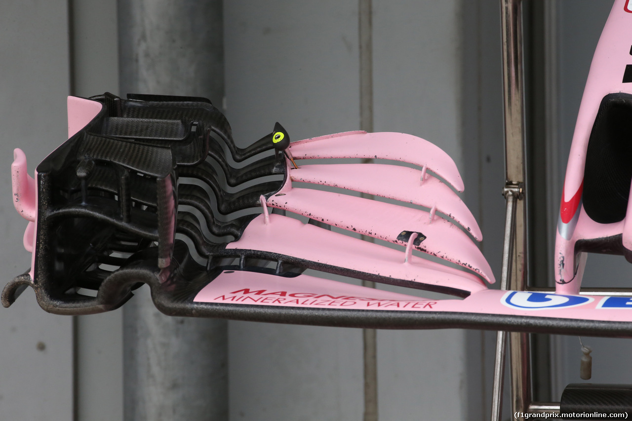 GP GIAPPONE, 05.10.2017- Sahara Force India F1 VJM010 Frontal Wing