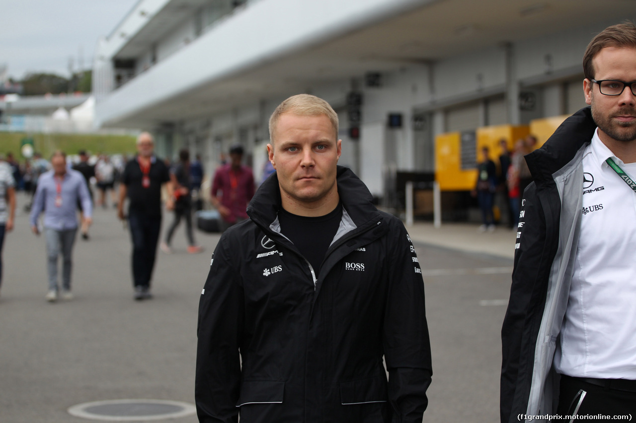 GP GIAPPONE, 05.10.2017- Valtteri Bottas (FIN) Mercedes AMG F1 W08