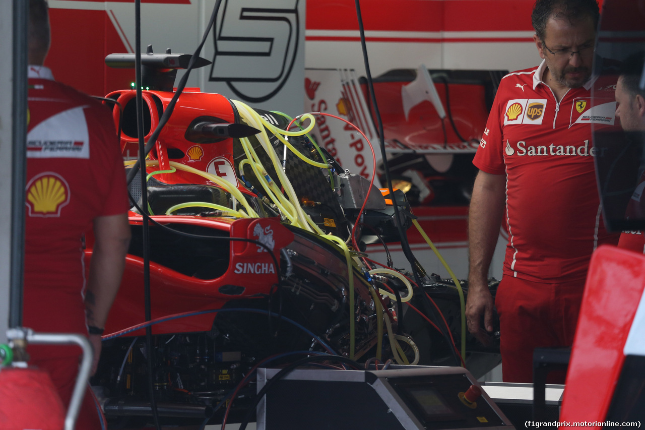 GP GIAPPONE, 05.10.2017- Ferrari Tech Detail