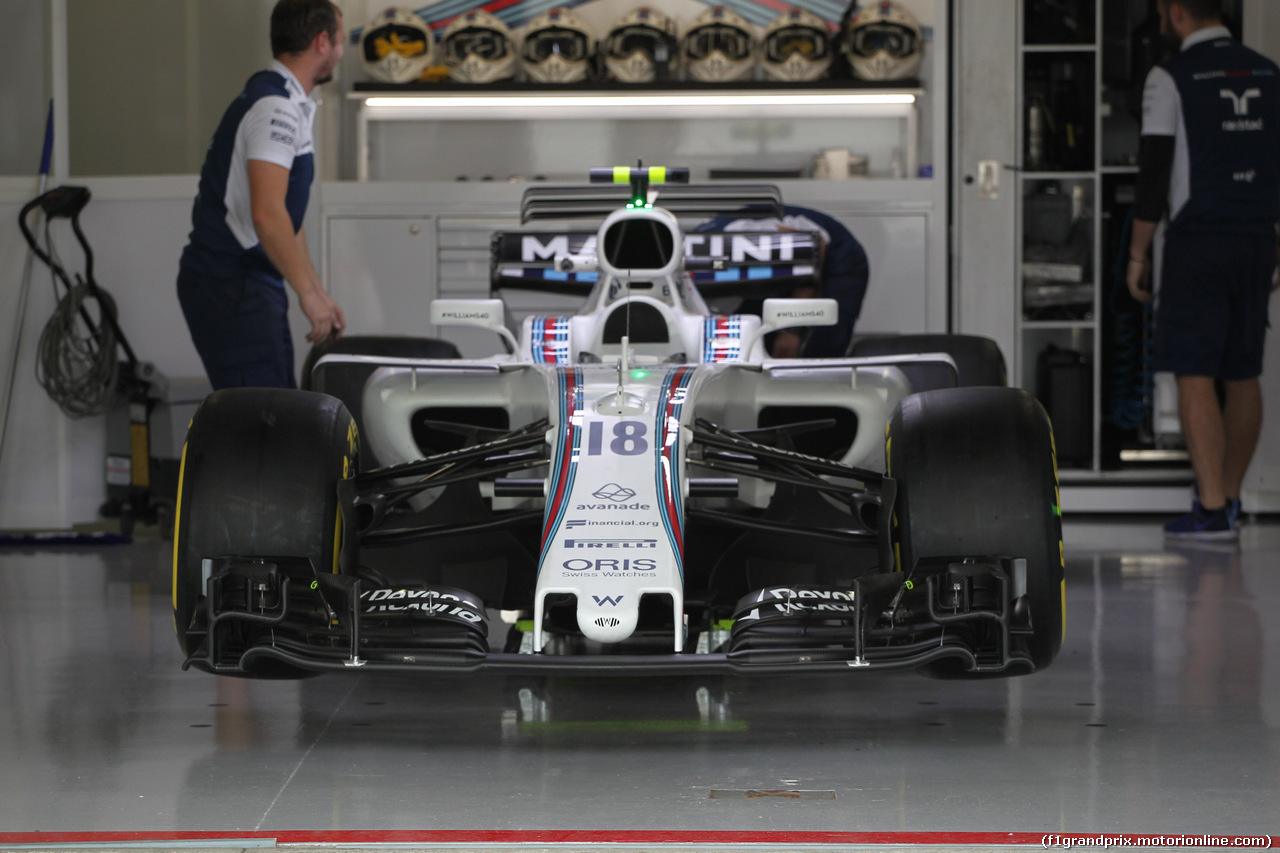 GP GIAPPONE, 05.10.2017- Lance Stroll (CDN) Williams FW40
